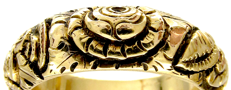 Georgian repossé ring