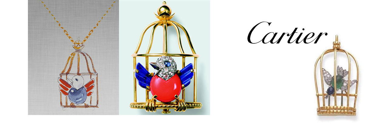 Cartier "bird at the door of it's cage"