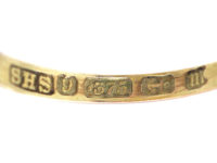 Victorian 9ct Gold Dearest Ring