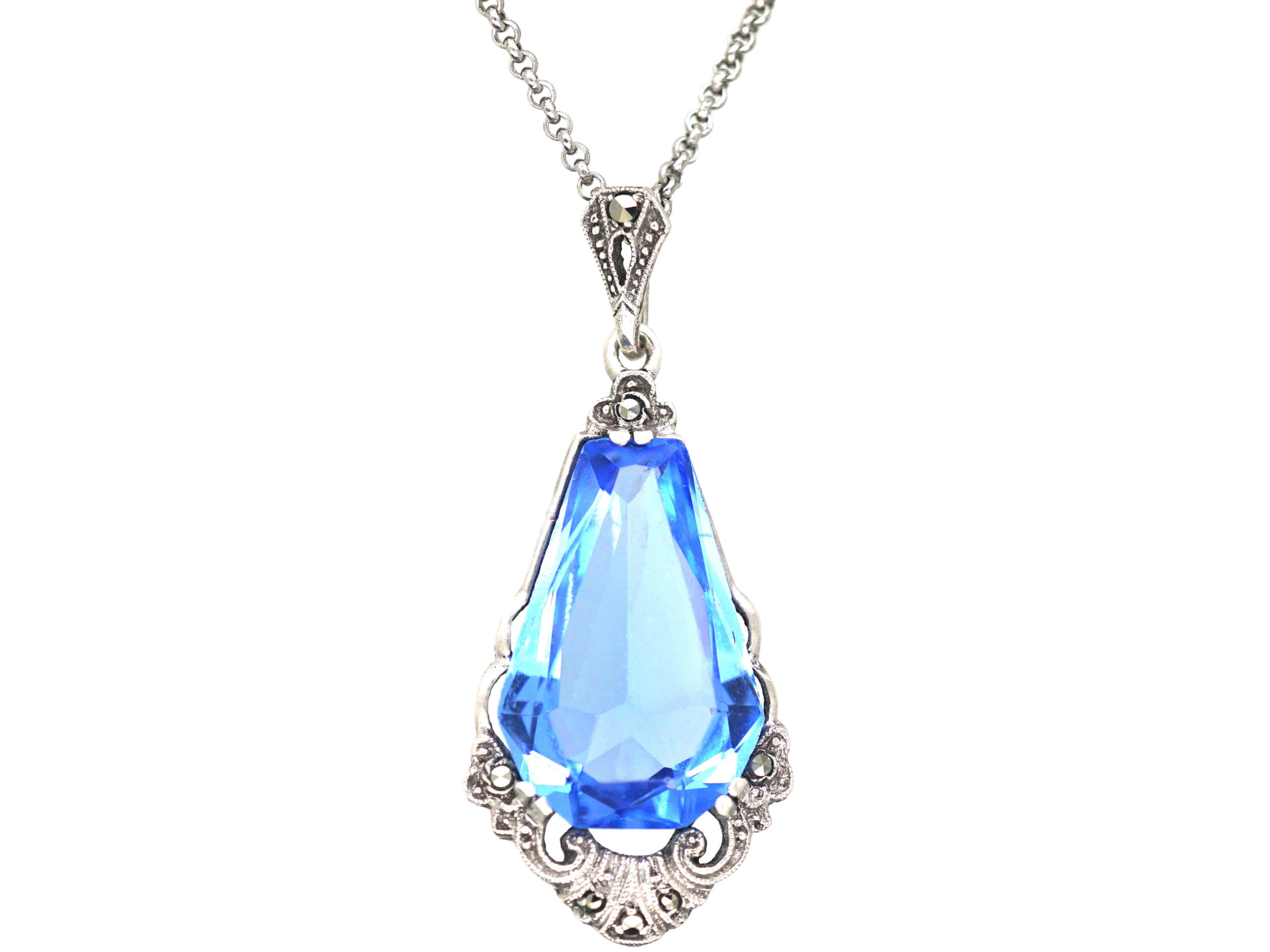 Blue 2025 spinel pendant