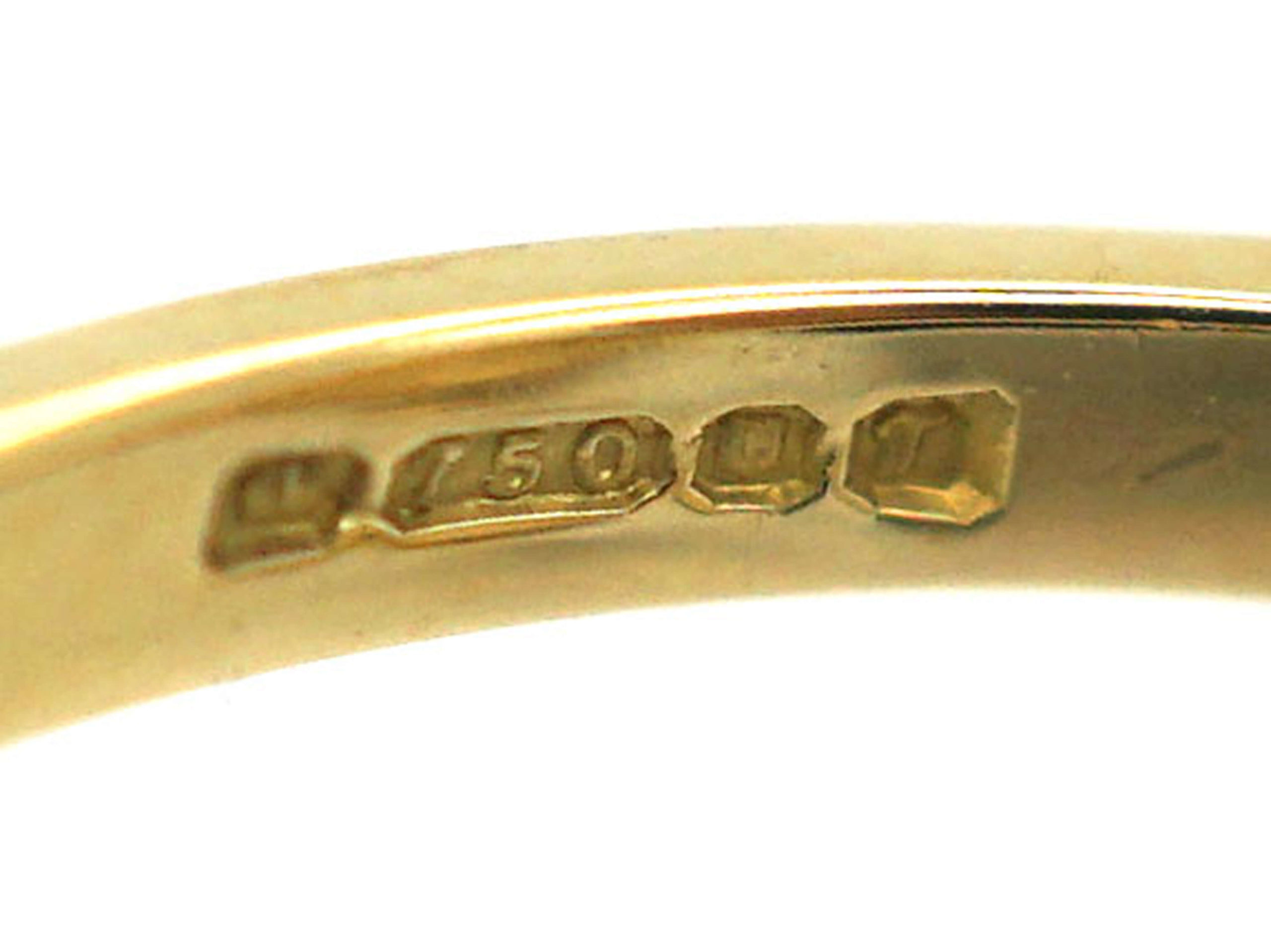 ToniMay Amara Marquise Topaz Gold Ring main image 1
