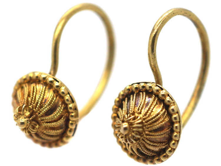 Georgian 18ct Gold Earrings