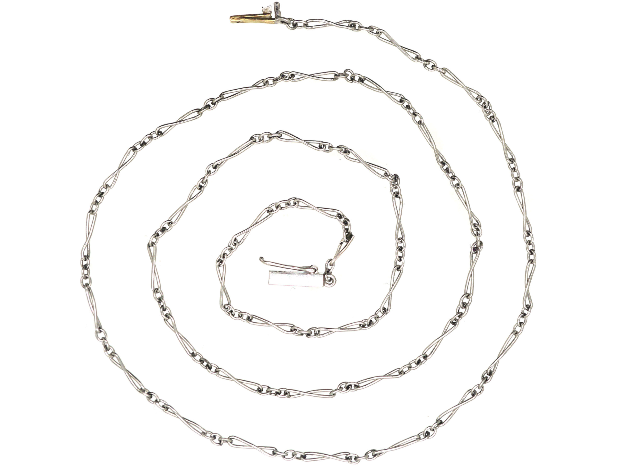 Edwardian Platinum Chain (153N/O) | The Antique Jewellery Company