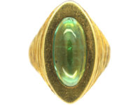 18ct Gold & Green Tourmaline Ring by Tiffany & Co