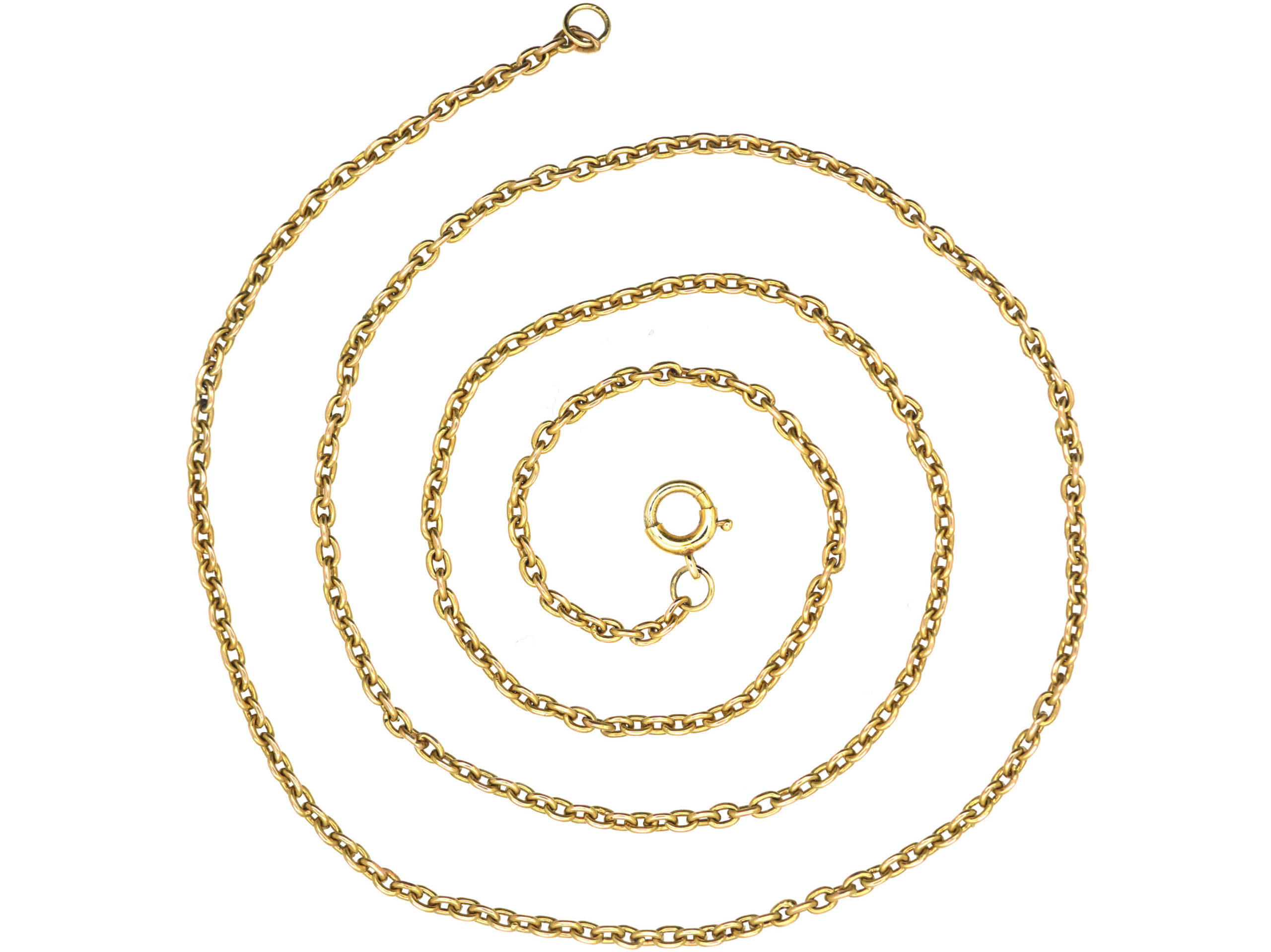 Edwardian 9ct Gold Chain (301N) | The Antique Jewellery Company