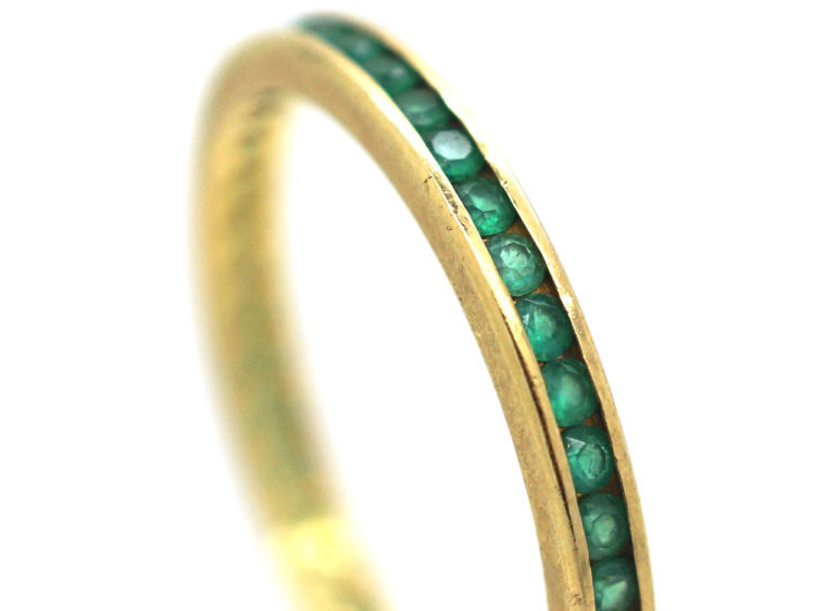 18ct Gold & Emerald Eternity Ring