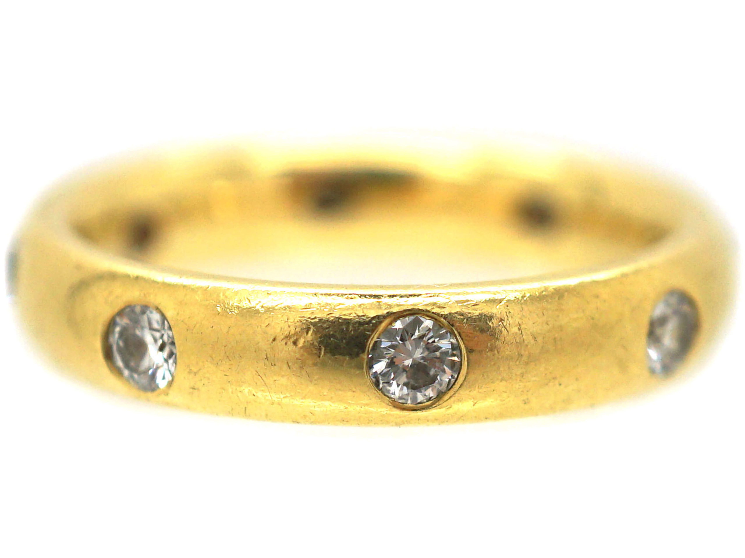 18ct Gold & Diamond Ring (196P) | The Antique Jewellery Company