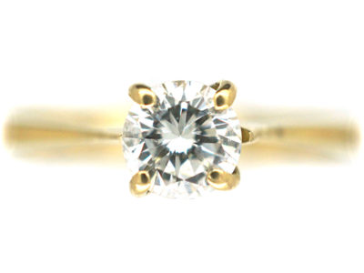 18ct Gold Diamond Soltaire Ring