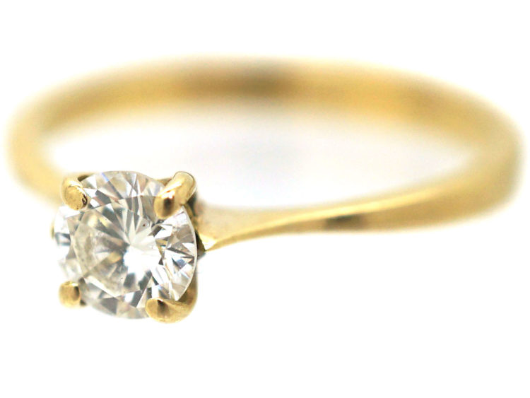 18ct Gold Diamond Soltaire Ring