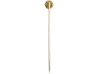 Victorian 18ct Gold Single Old Mine Cut Diamond Stick pin