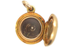 Victorian 15ct Gold Round Locket