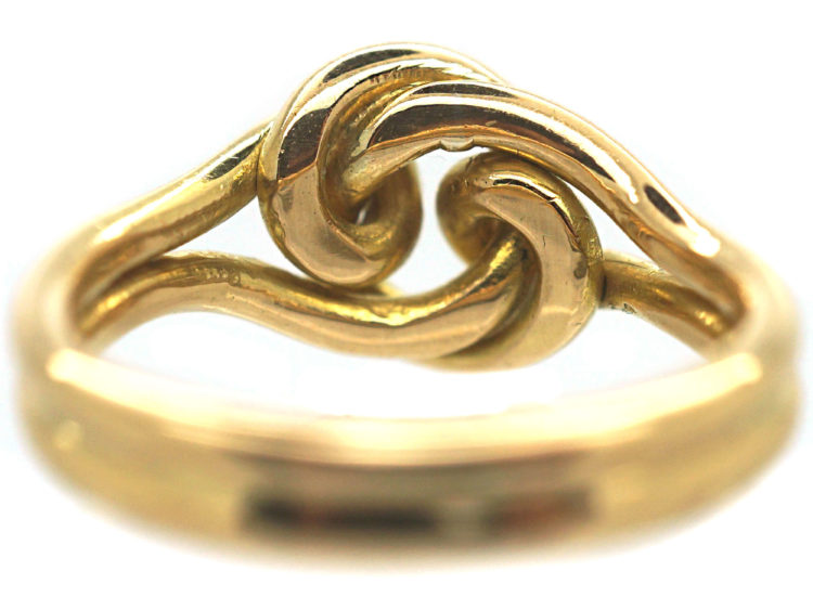 Late Victorian 18ct Gold Lover's Knot Ring
