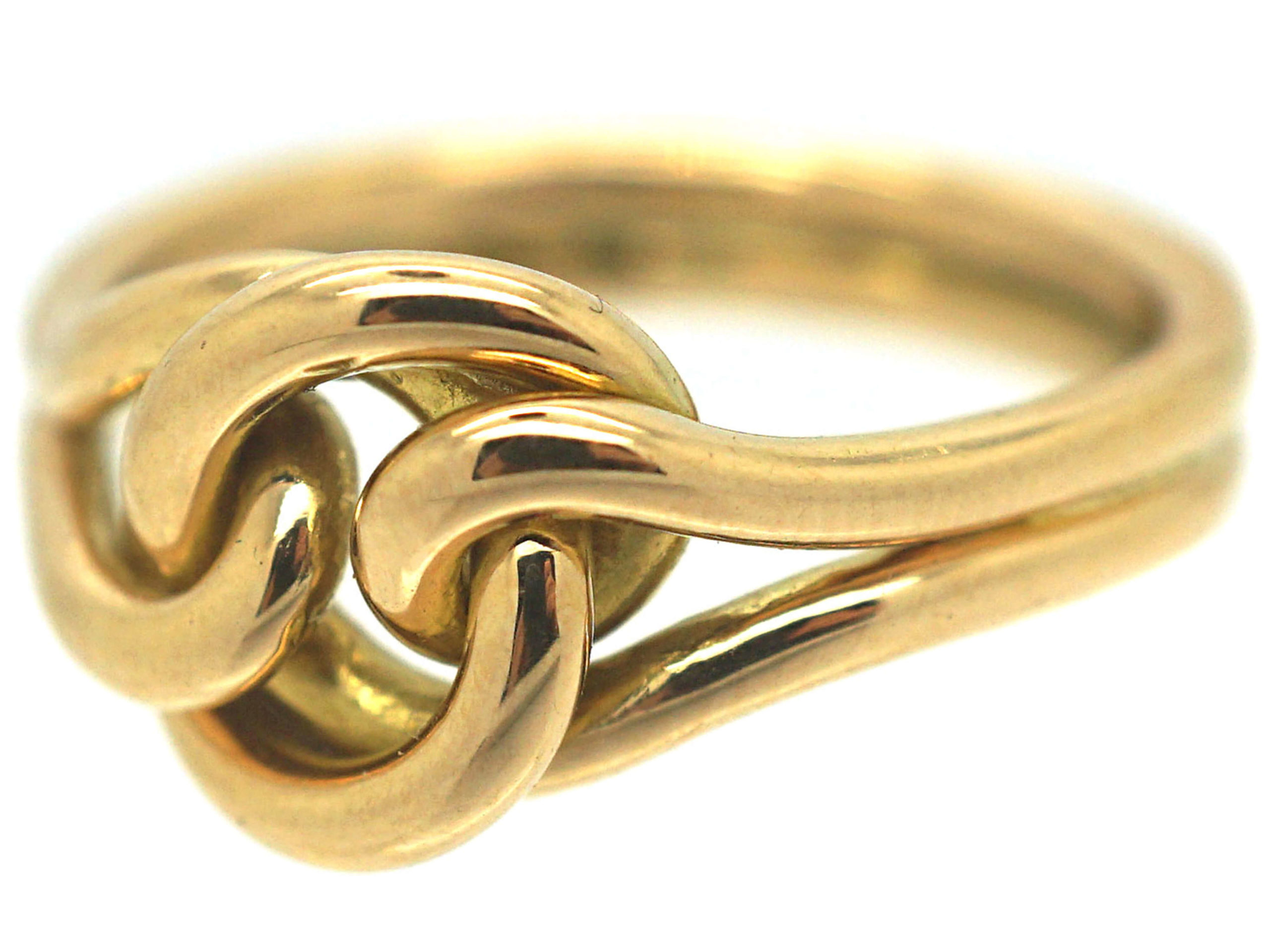 Late Victorian 18ct Gold Lover's Knot Ring (214P)