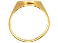 Victorian 18ct Gold Opening Ring with Locket Compartment