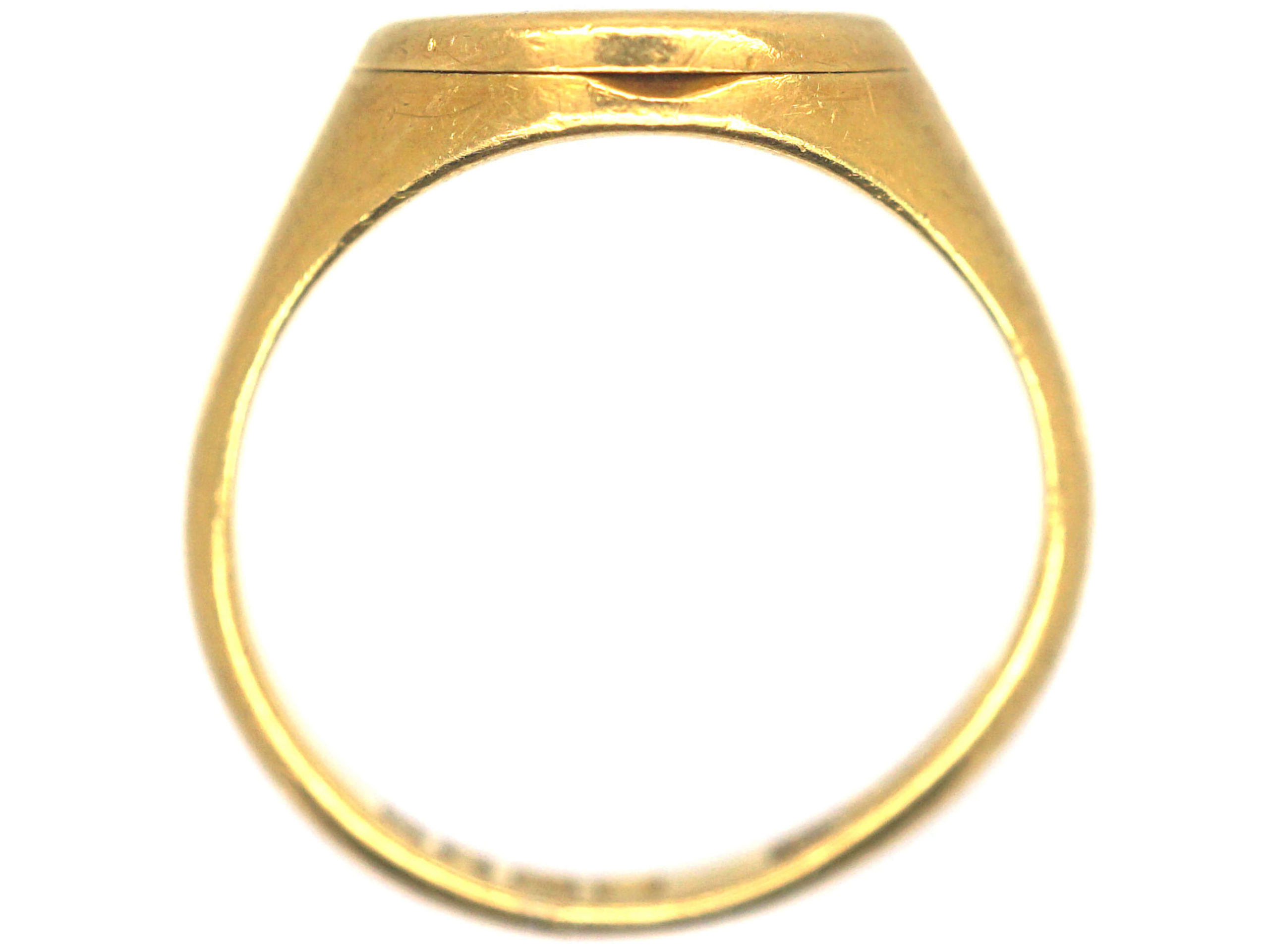 Victorian 18ct Gold Opening Ring with Locket Compartment (273P) | The ...