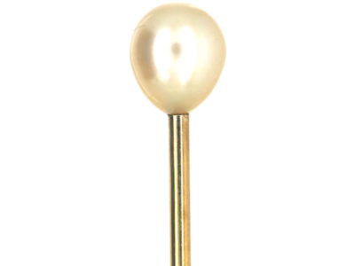 Edwardian Pearl Tie Pin
