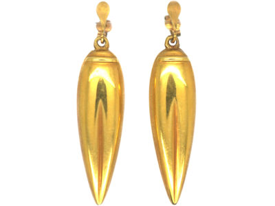 18ct Gold Drop Earrings