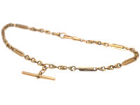 Edwardian 9ct Gold Fancy Albert Chain