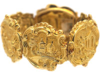 Georgian 18ct Gold Rococo Bracelet