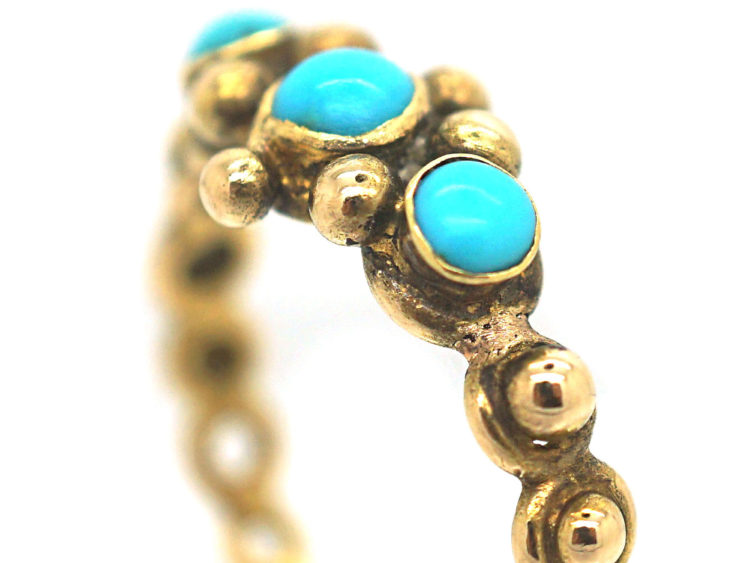 Early Victorian 18ct Gold & Turquoise 