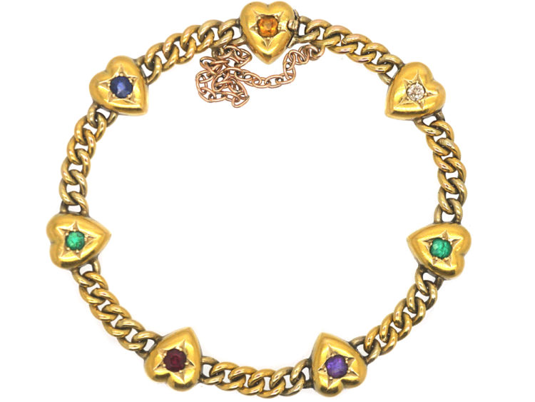 Victorian 15ct Gold Dearest Bracelet