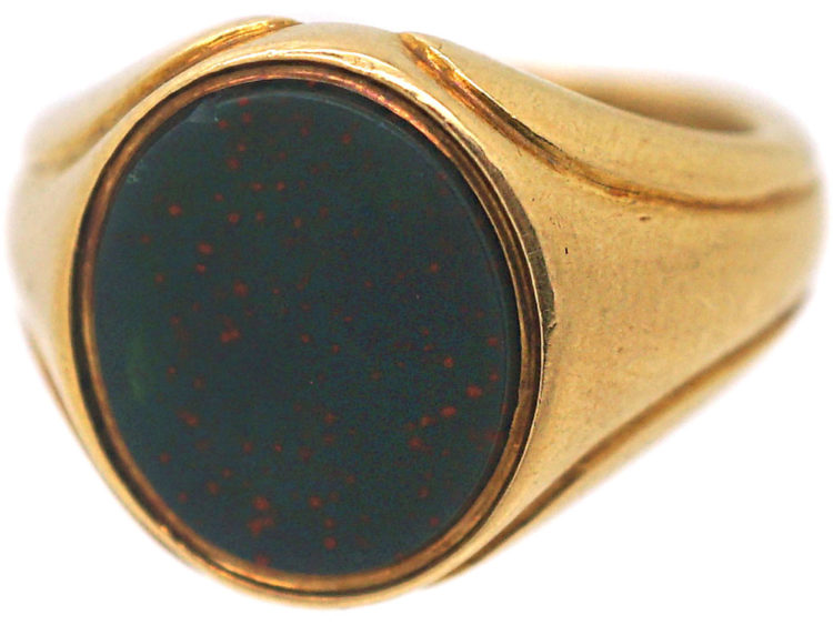 Victorian 18ct Gold & Bloodstone Ring