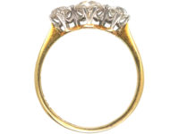Edwardian 18ct Yellow Gold & Platinum, Three Stone Diamond Ring
