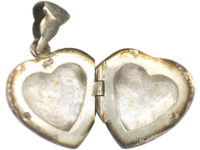 Silver Heart Shaped Locket