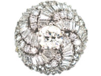 18ct White Gold & Diamond Turban Ring