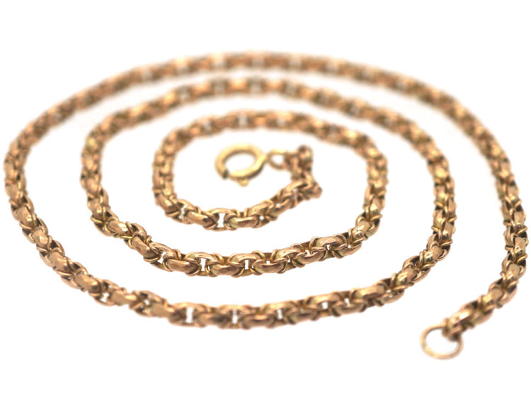 Victorian 9ct Gold Ornate Chain