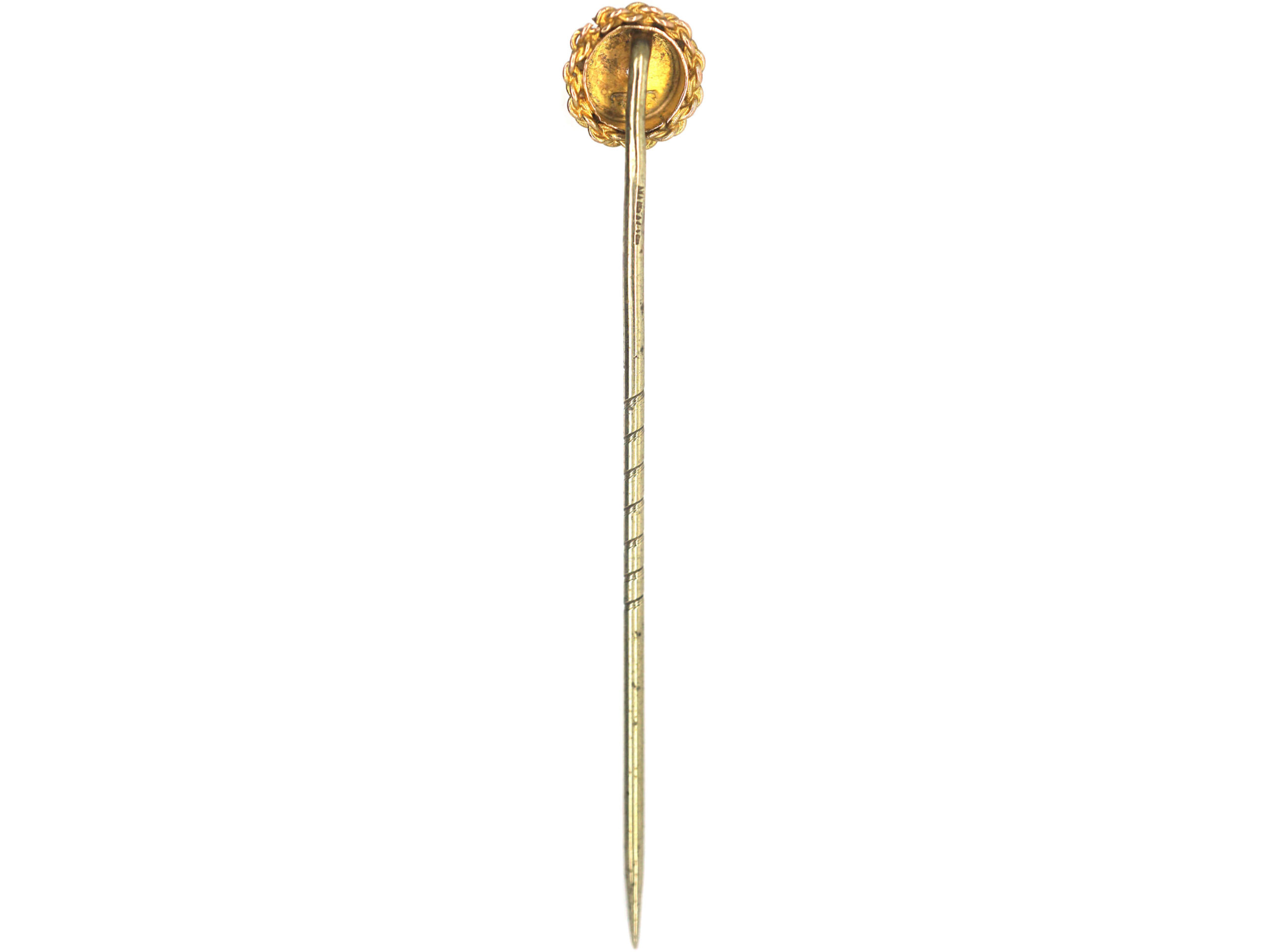 Victorian 9ct Gold Tie Pin set with a Paste (606P) | The Antique ...