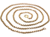 Victorian 9ct Gold Medium Length Chain