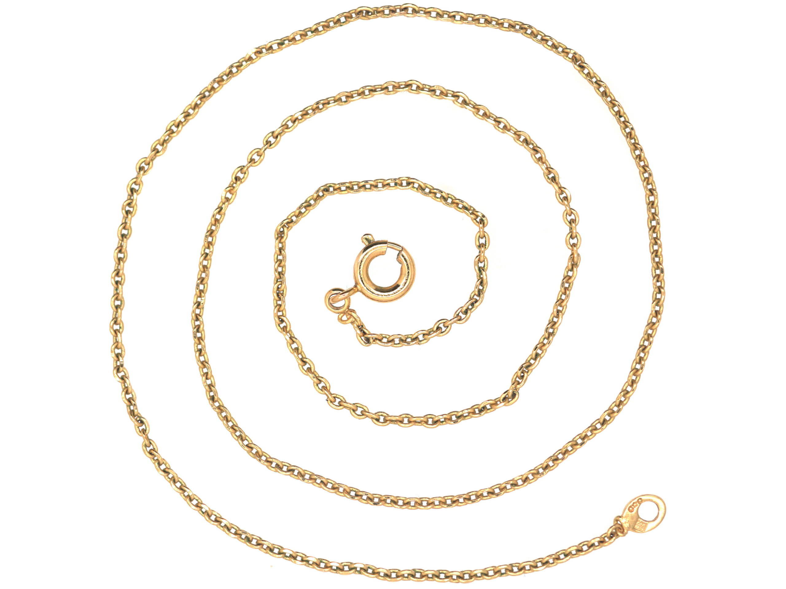 9ct Trace Link Chain (262N) | The Antique Jewellery Company