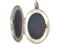 Silver Oval Locket