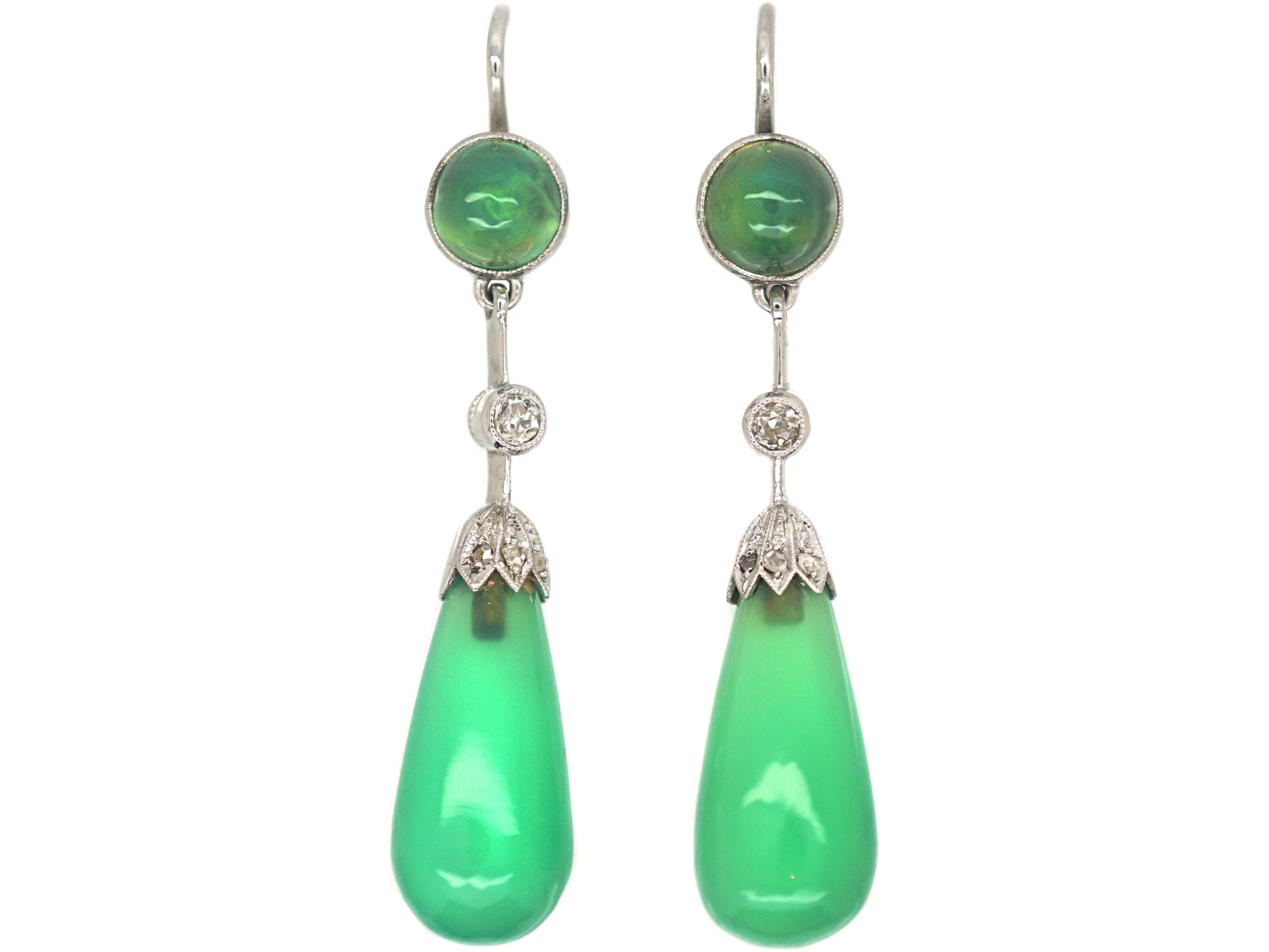 Small card drop earrings ***FREE UK POSTAGE***