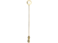 9ct Gold Large Cultured Pearl Tie Pin