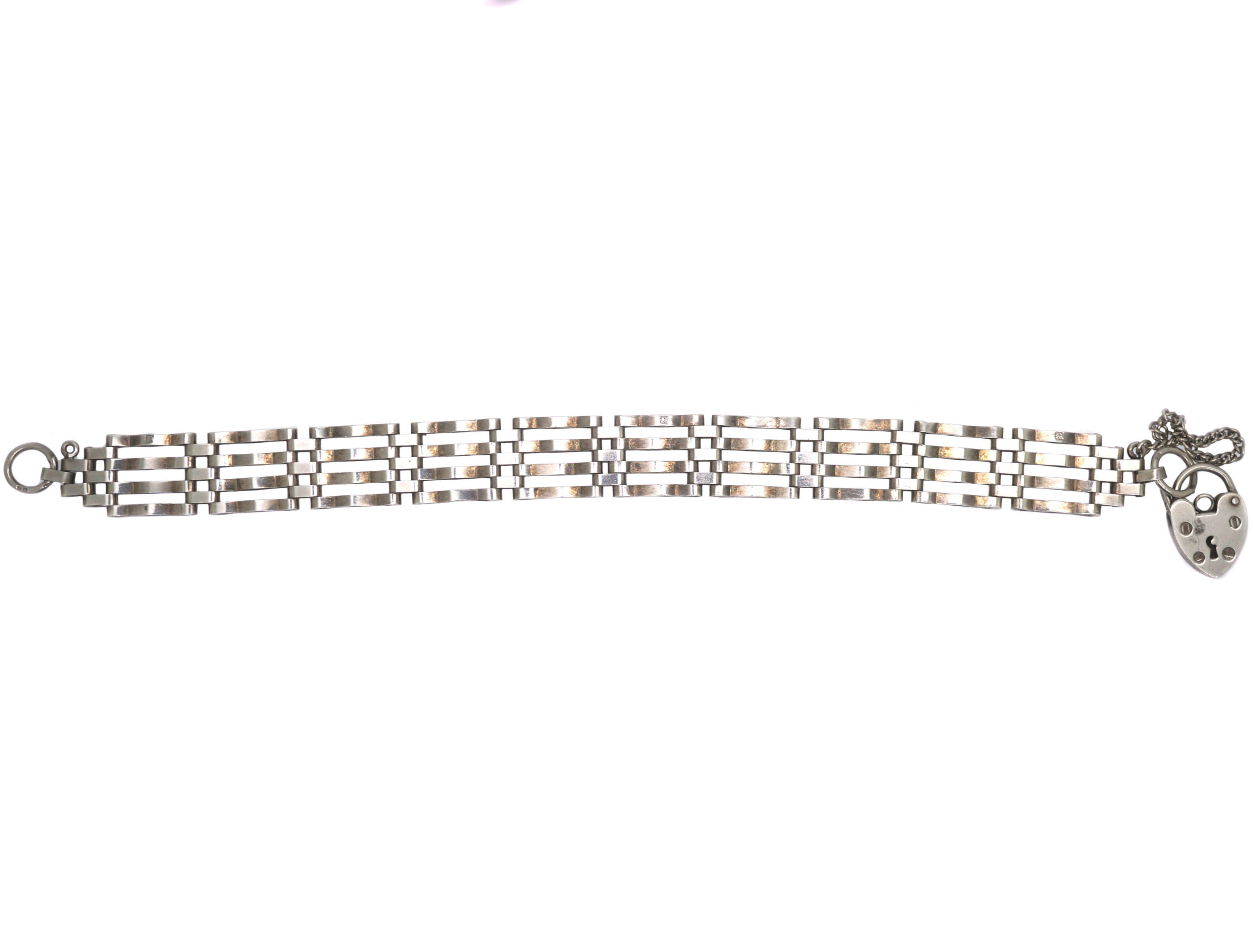 Padlock Bracelet (Silver) main image 1