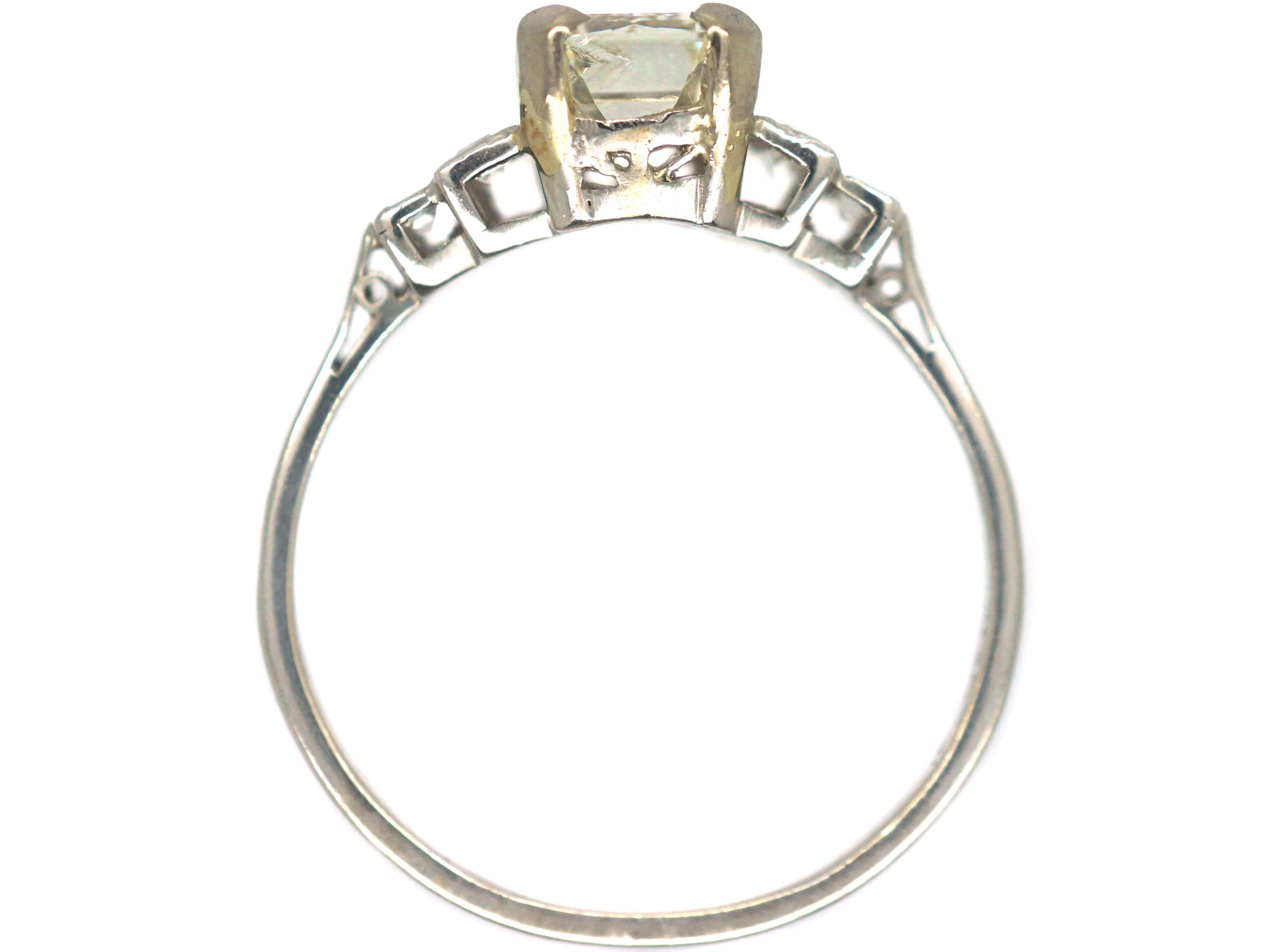 Art Deco Platinum Five Stone Diamond Ring (659P) | The Antique ...