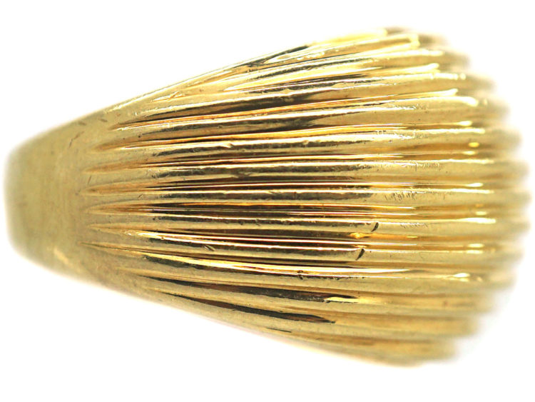 18ct Gold Linear Ring by Asprey