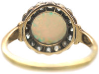 Edwardian 18ct Gold, Opal & Diamond Ring