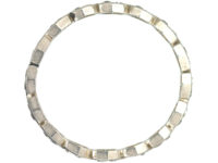 Art Deco Narrow Platinum & Diamond Eternity Ring