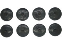 Victorian set of Eight Papier mâché  Buttons