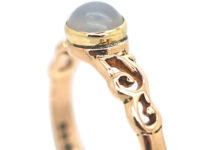 Edwardian 9ct Gold & Moonstone Ring
