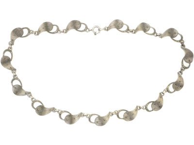 Art Deco Siver & Marcasite Necklace by Theodor Fahrner