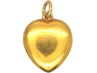 Edwardian Ruby, Sapphire & Diamond Heart Shaped Locket