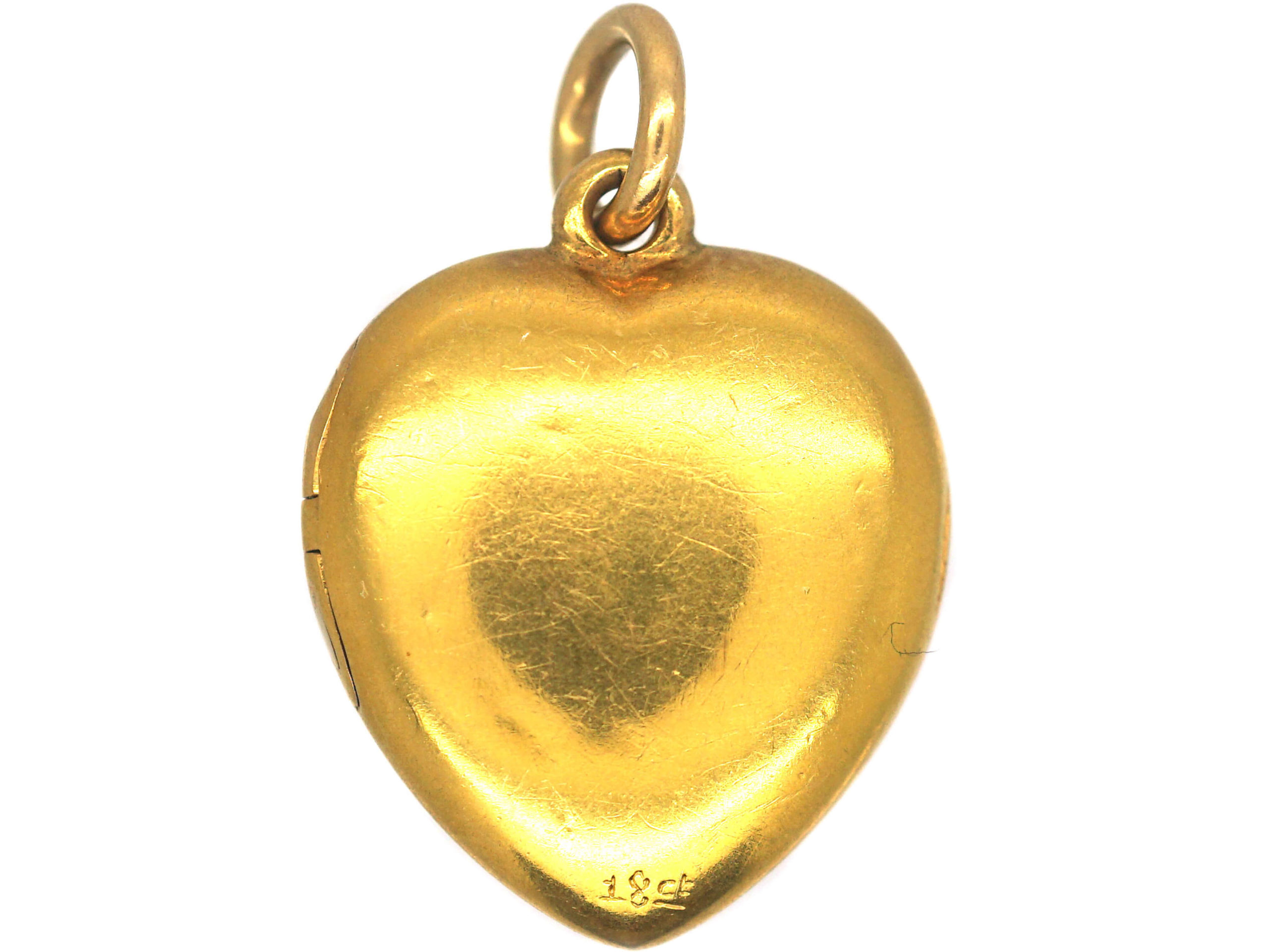Edwardian Ruby, Sapphire & Diamond Heart Shaped Locket (948P) | The ...