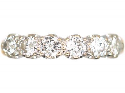 18ct Gold, Six Stone Diamond Ring