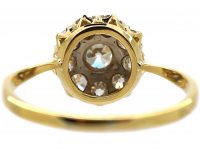 Early 20th Century 18ct Gold Diamond Daisy Cluster Ring