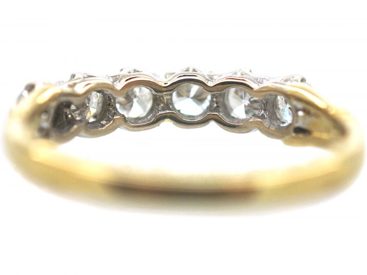 18ct Gold, Six Stone Diamond Ring