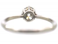 Art Deco Platinum & Diamond Solitaire Ring